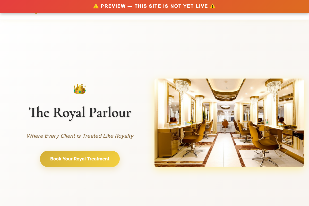 The Royal Parlour website